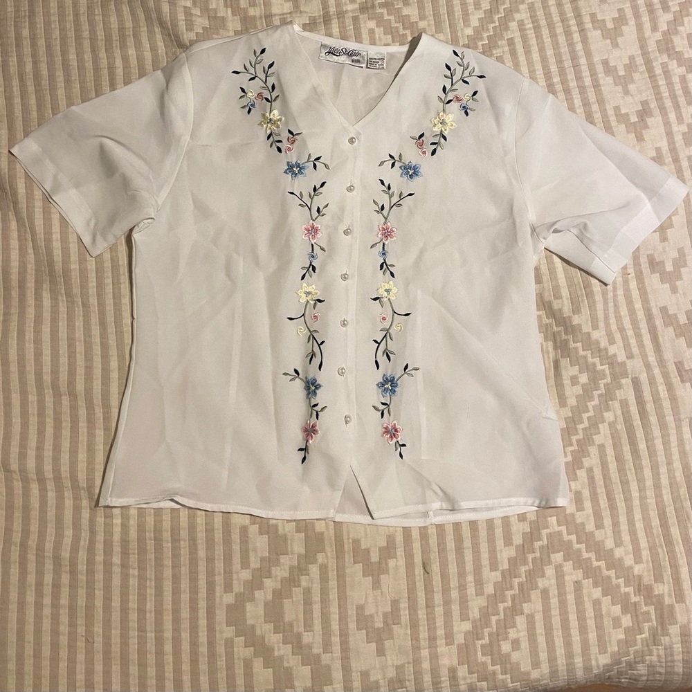 Vintage Embroidered Blouse